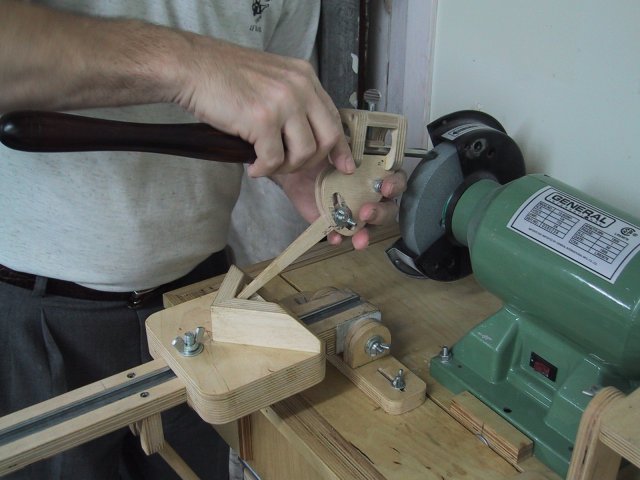 Aiguisage d'une gouge 