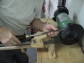 Aiguisage d'une gouge