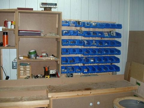 Rangement des vis  bois et quincaillerie
